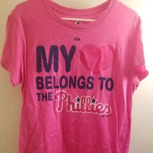 My "heart" Belongs To The Phillies t-shirt